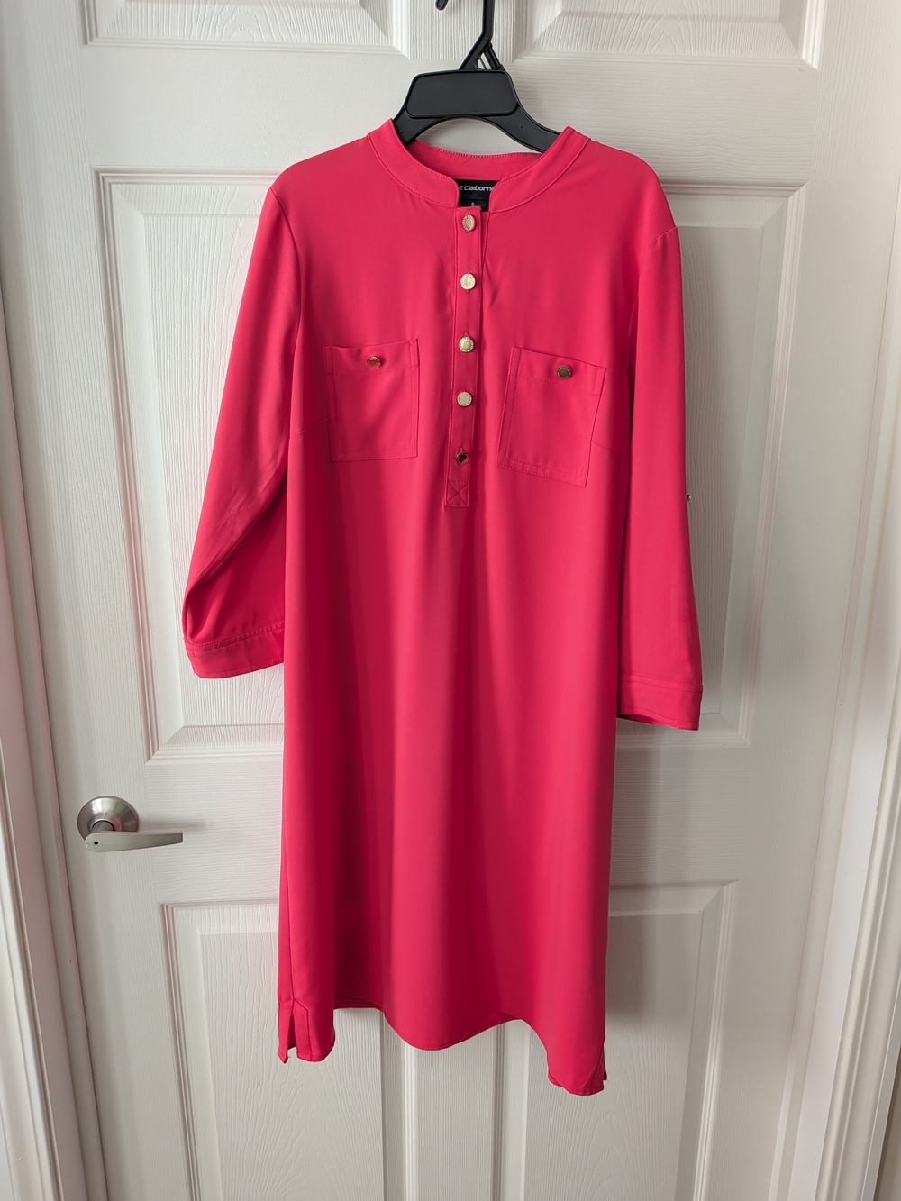 Liz Claiborne Fuschia Pink Tunic Dress